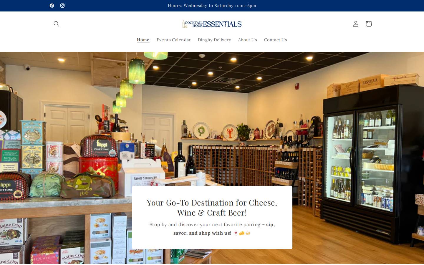 cocktailhouressentials.com homepage screenshot