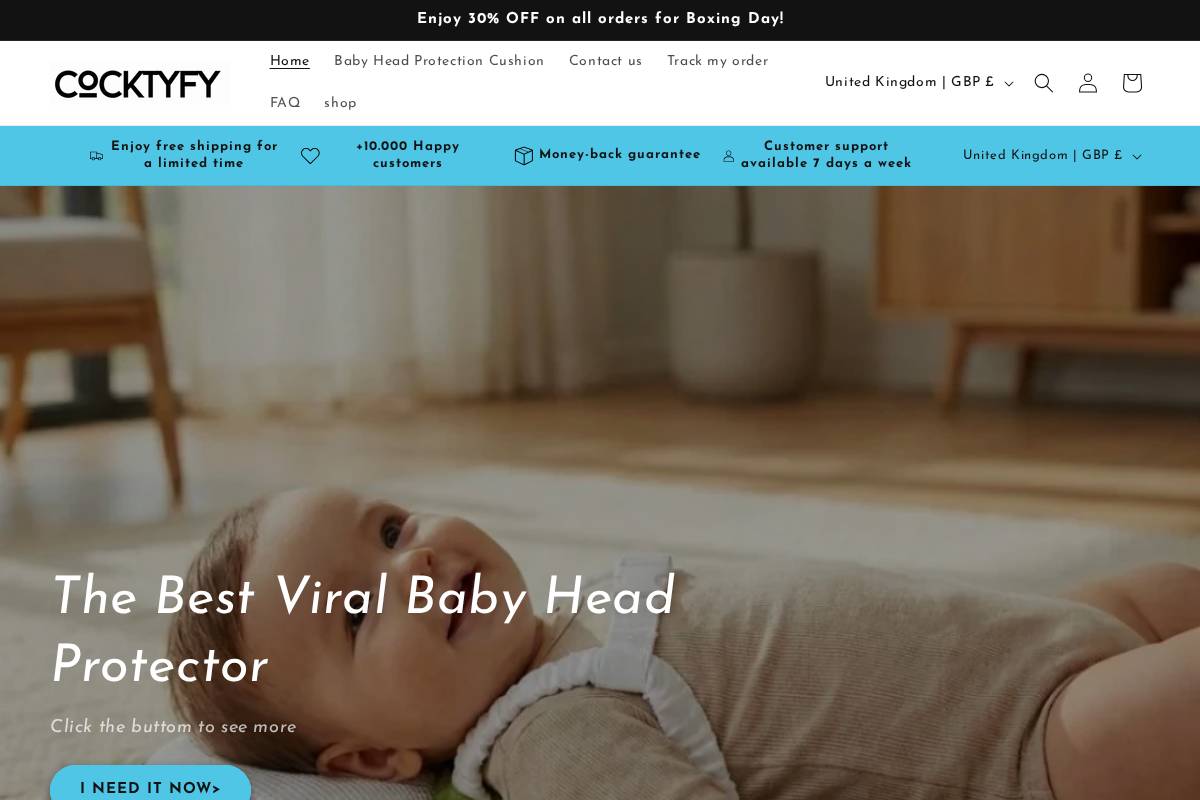 cocktyfy.com homepage screenshot