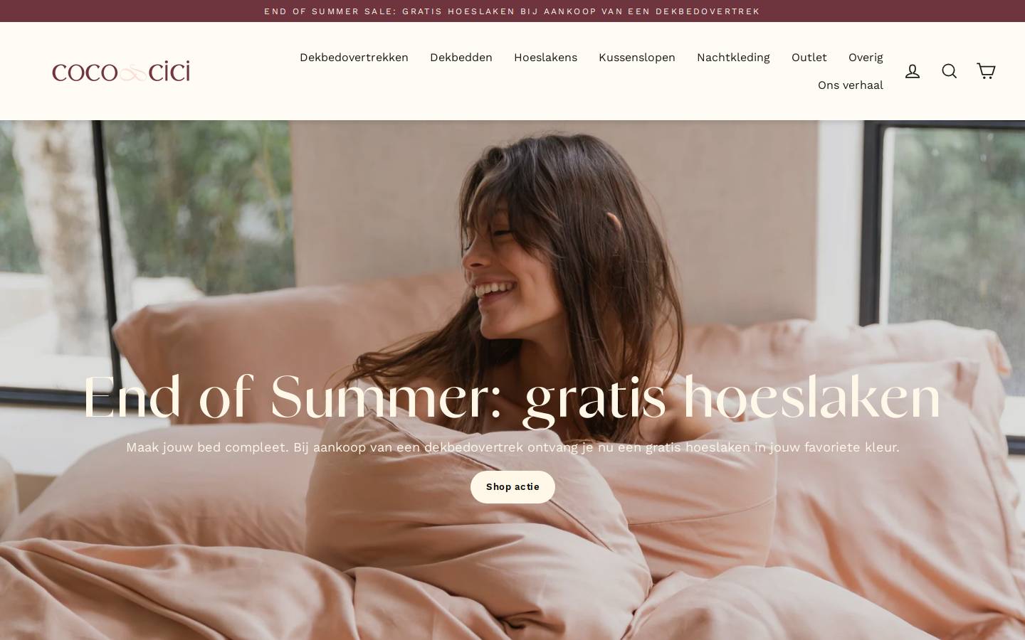Coco Cici homepage screenshot