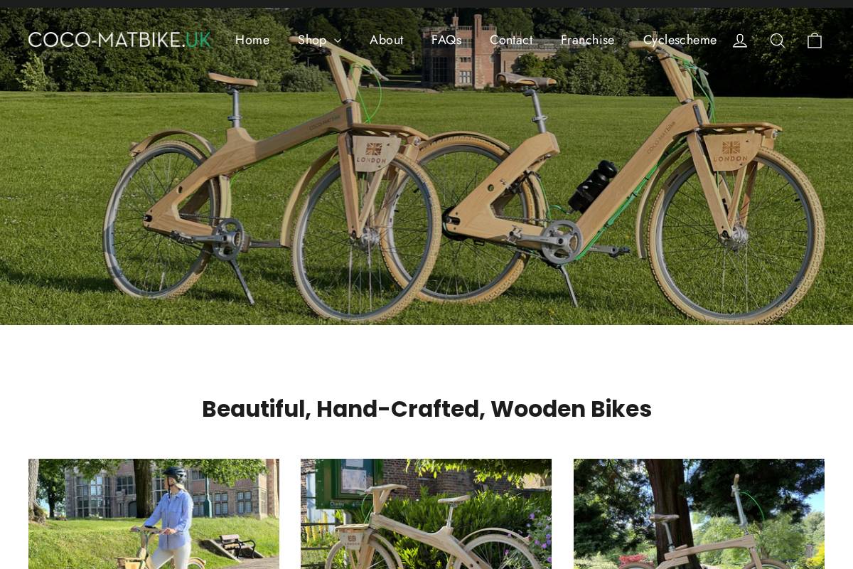 coco-matbike.uk homepage screenshot