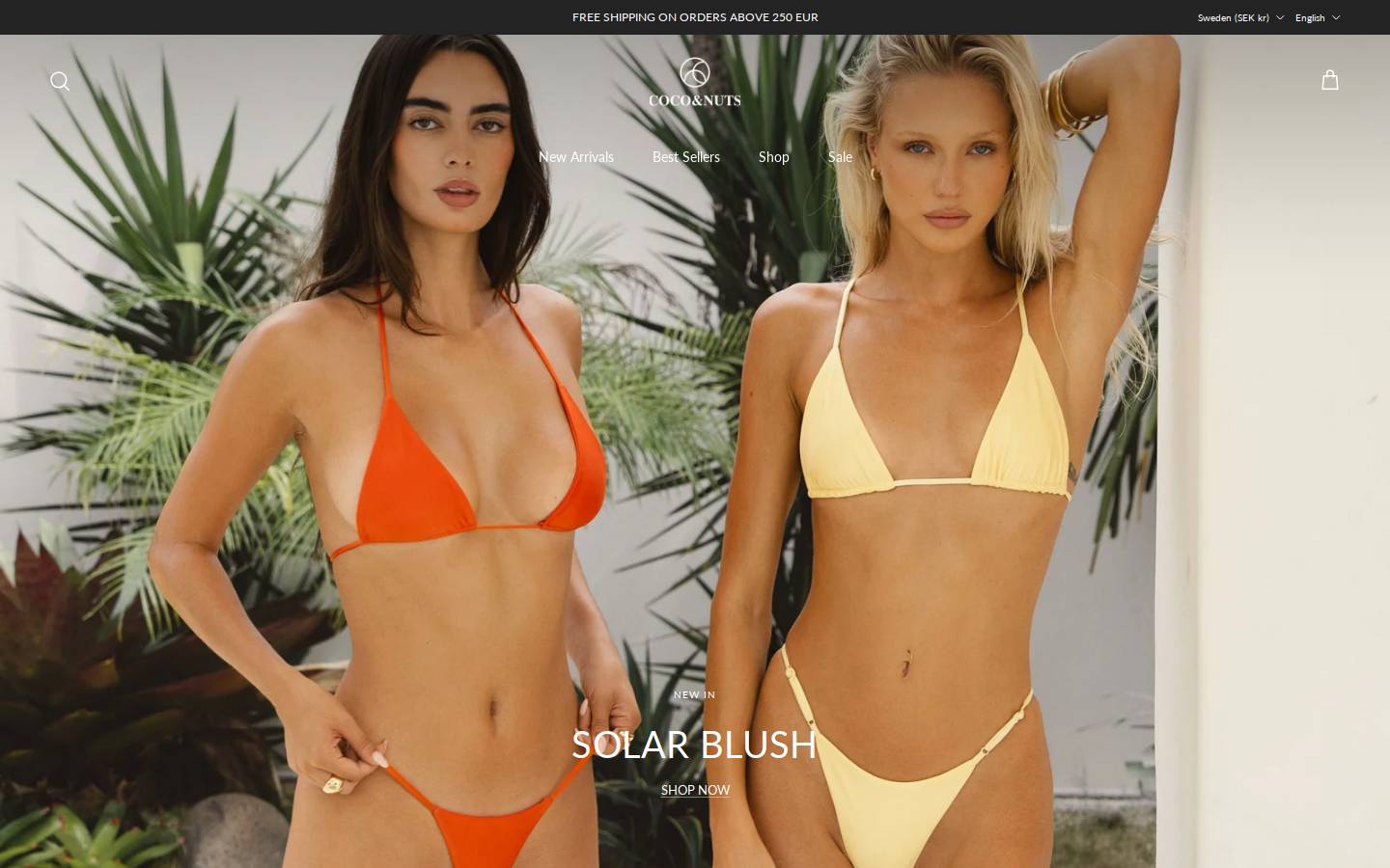 Cocoandnuts homepage screenshot