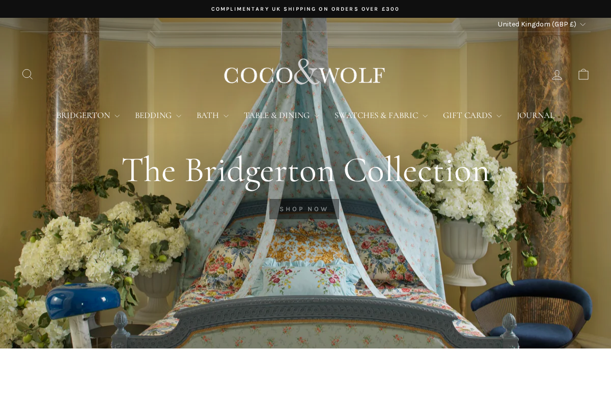 Coco & Wolf homepage screenshot