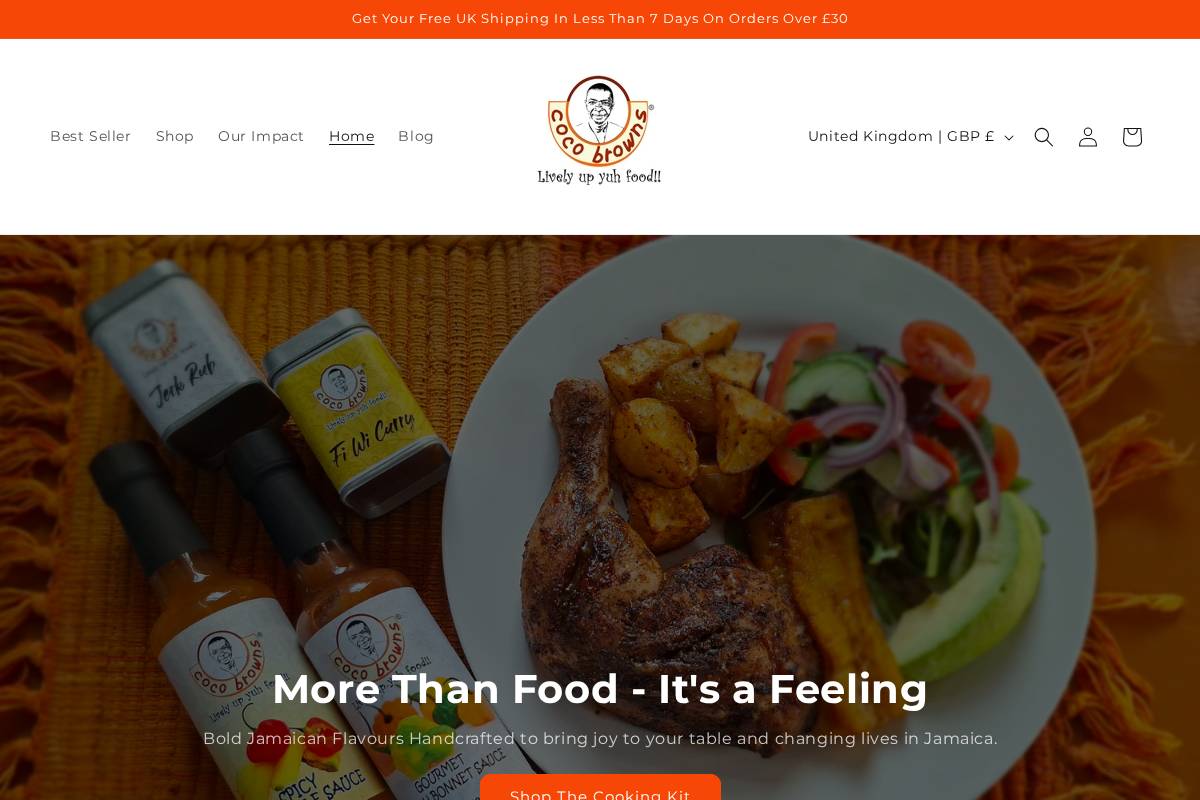 cocobrowns.co homepage screenshot