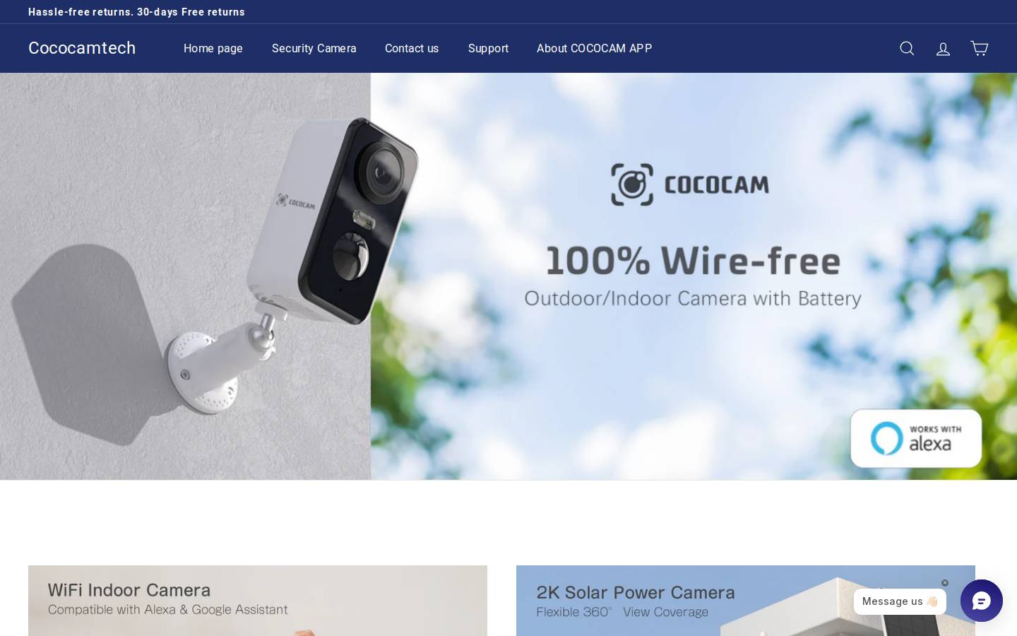 cococamtech.com homepage screenshot
