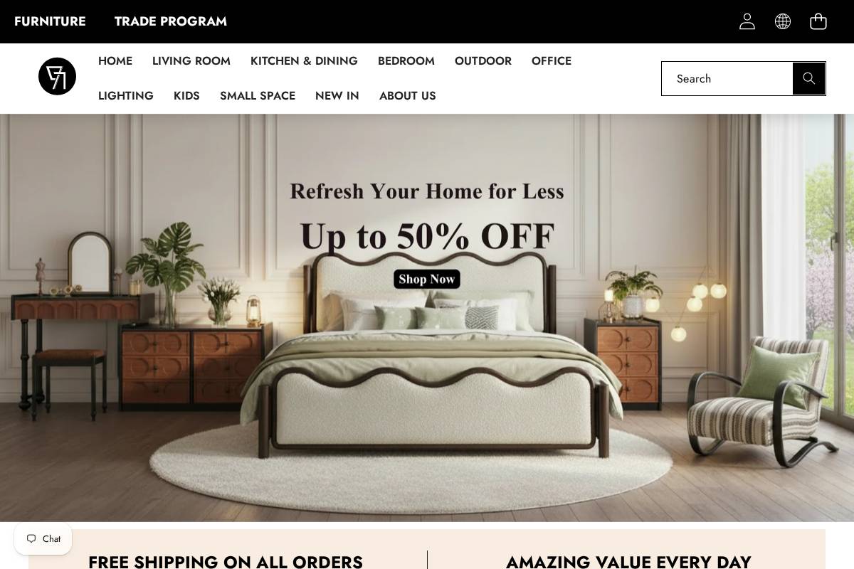 cocochairs.com homepage screenshot