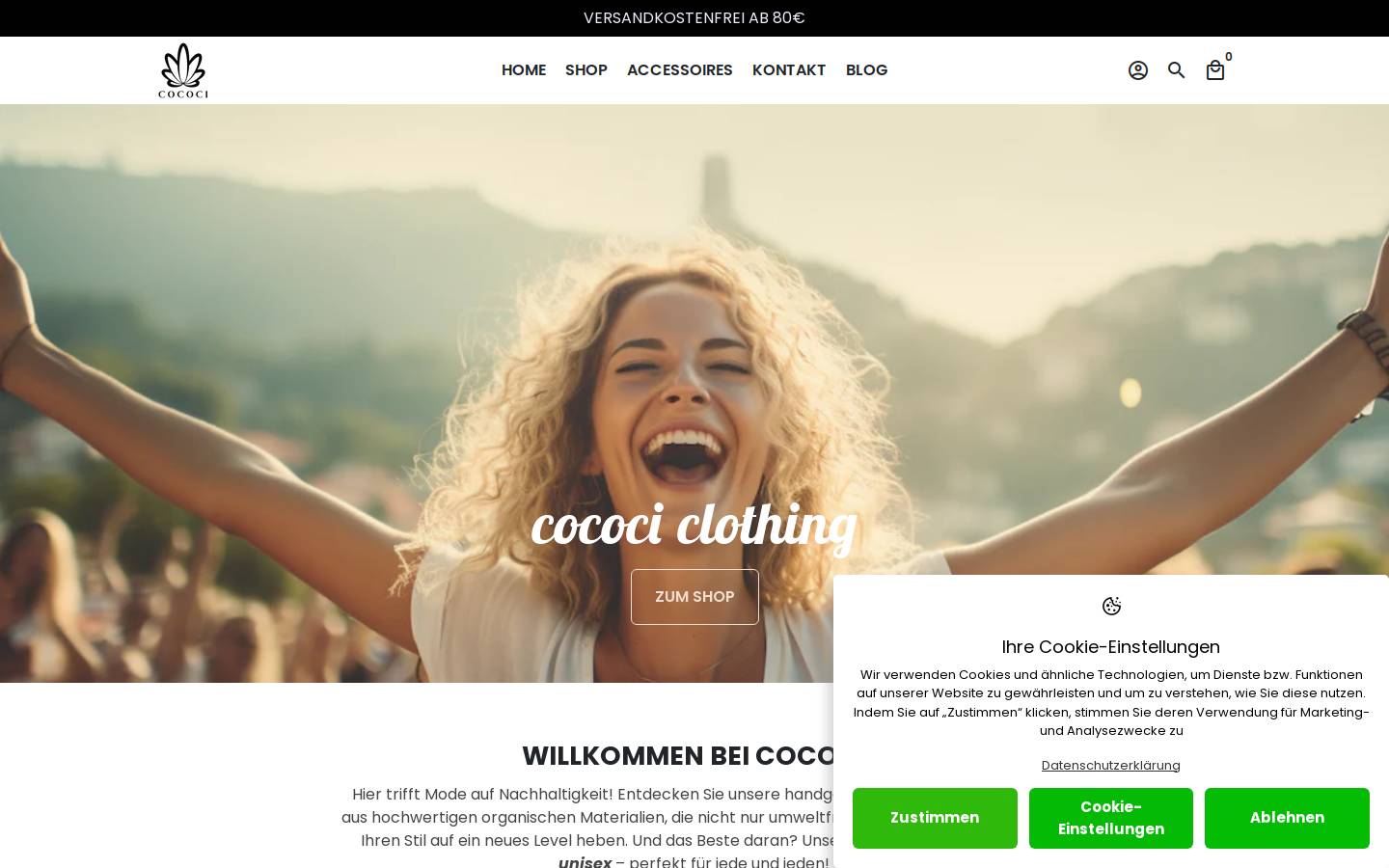 cococi.de homepage screenshot