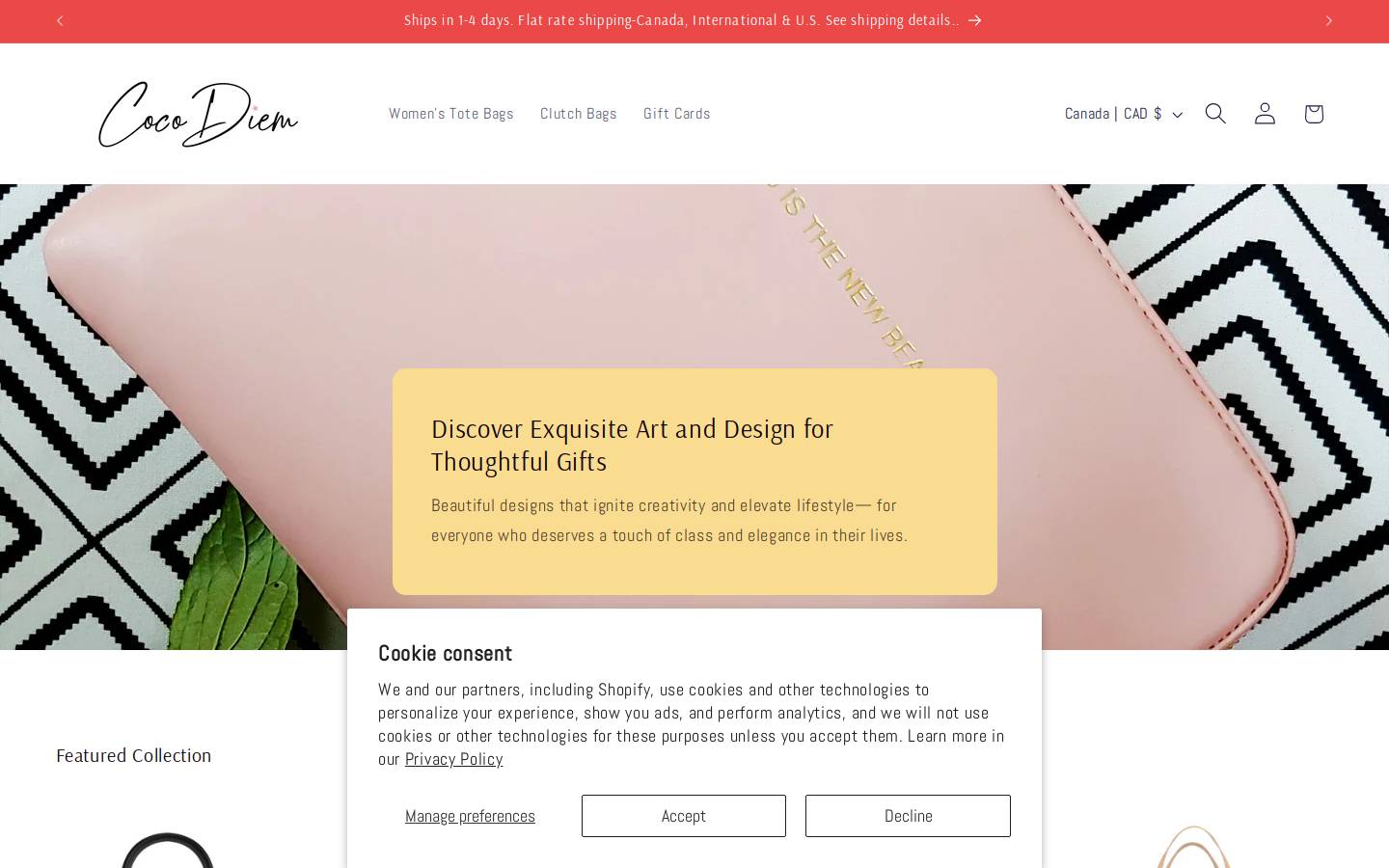 cocodiem.com homepage screenshot
