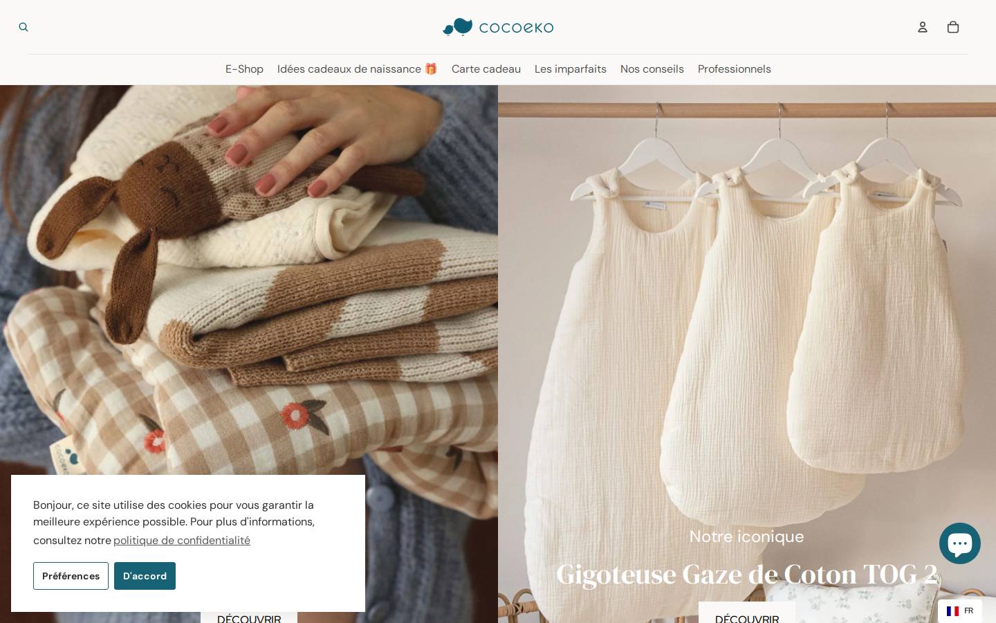 cocoeko.fr homepage screenshot