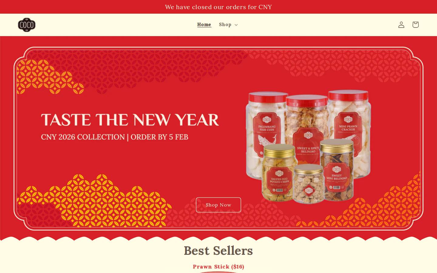 cocofoodsasia.com homepage screenshot