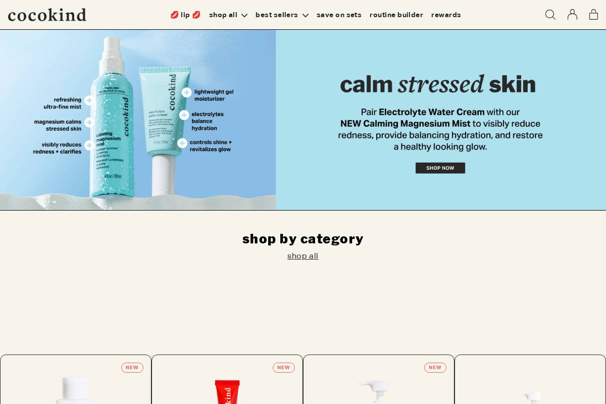 cocokind.com homepage screenshot