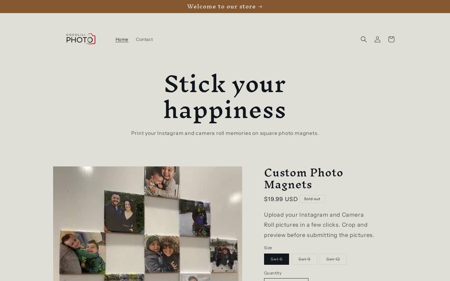 cocoliliphotos.com homepage screenshot
