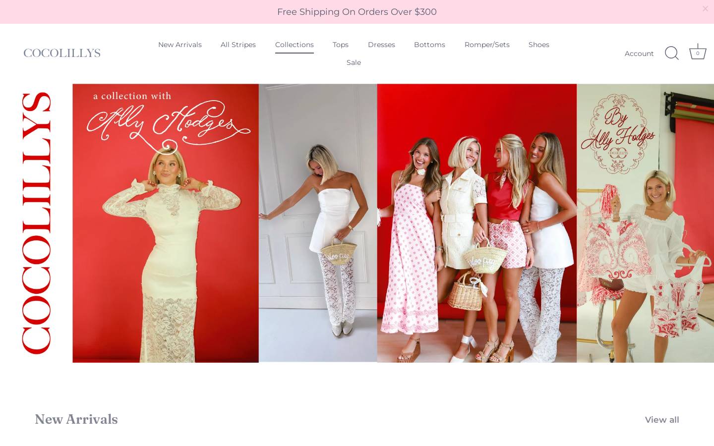 cocolillys.com homepage screenshot