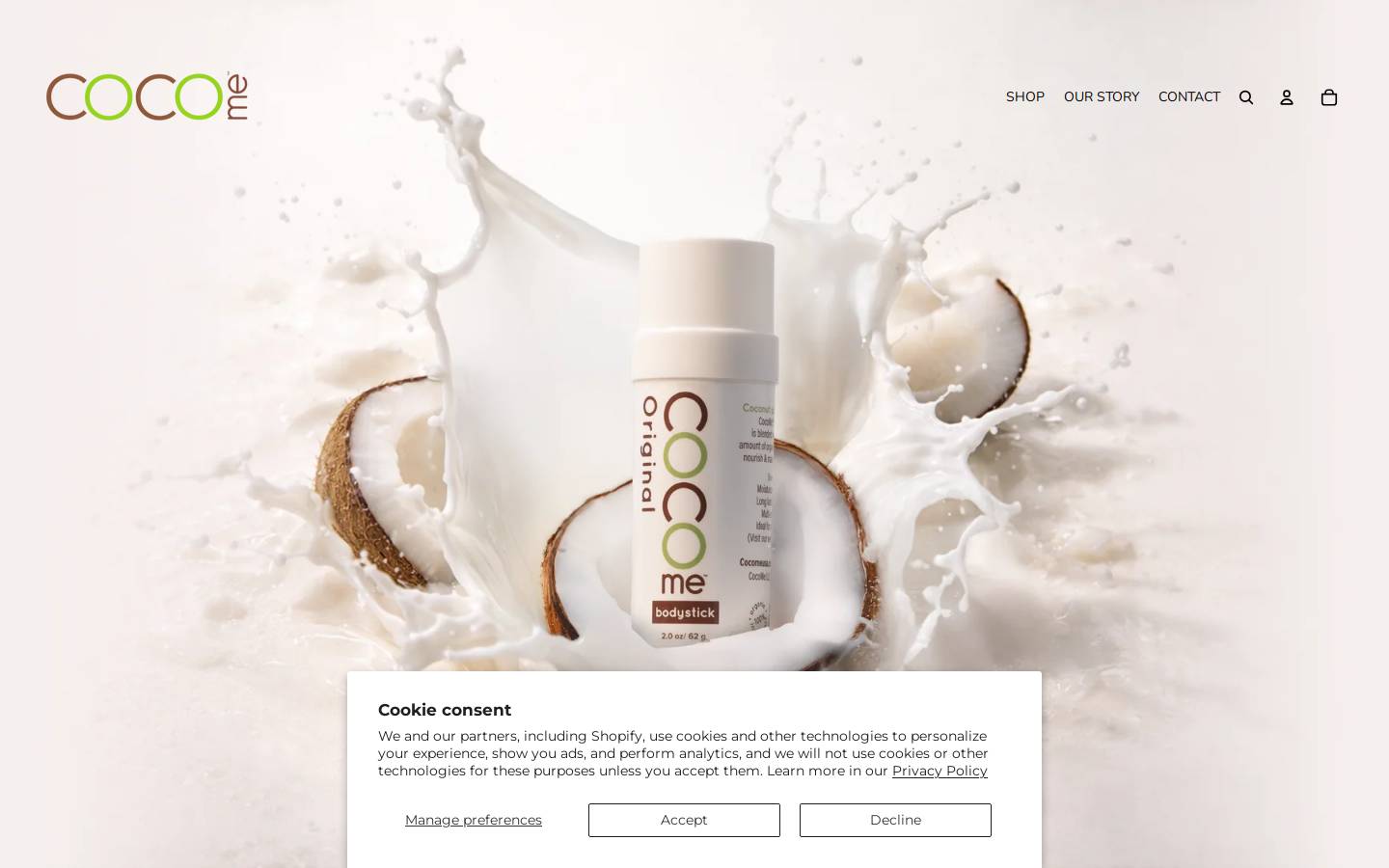 cocomeusa.com homepage screenshot