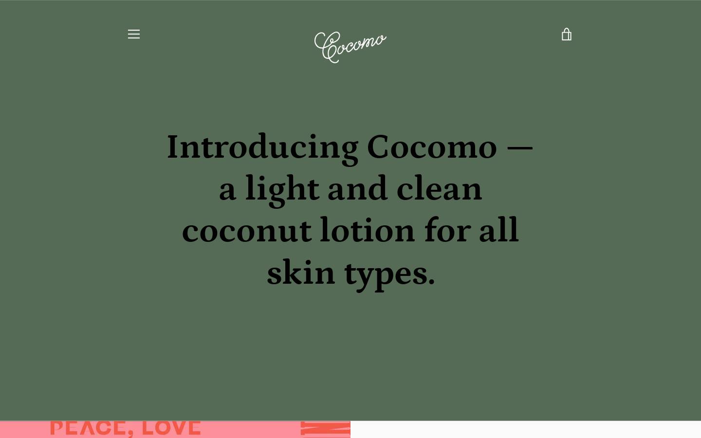 cocomo.co homepage screenshot