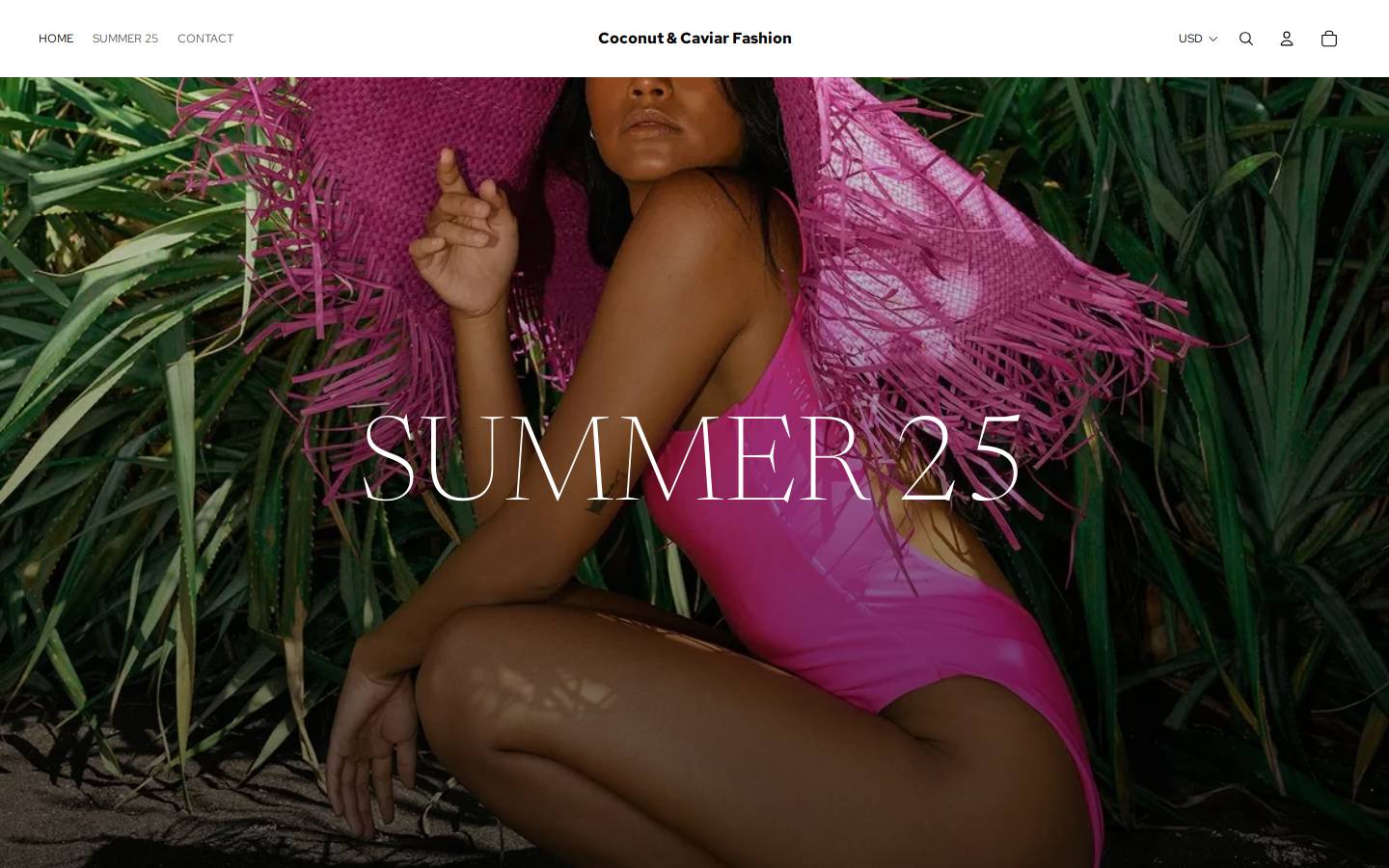 coconutandcaviarfashion.com homepage screenshot