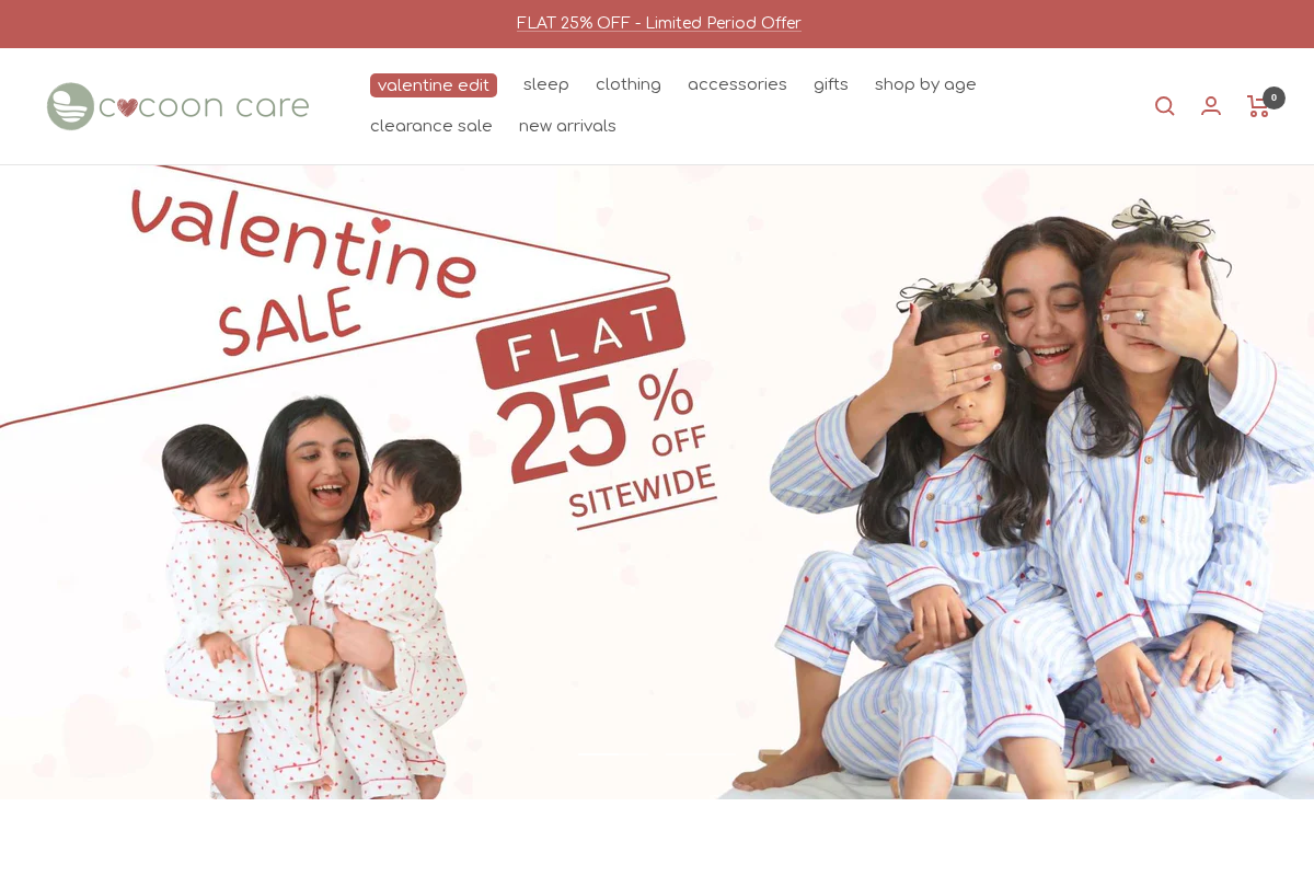 cocooncare.in homepage screenshot