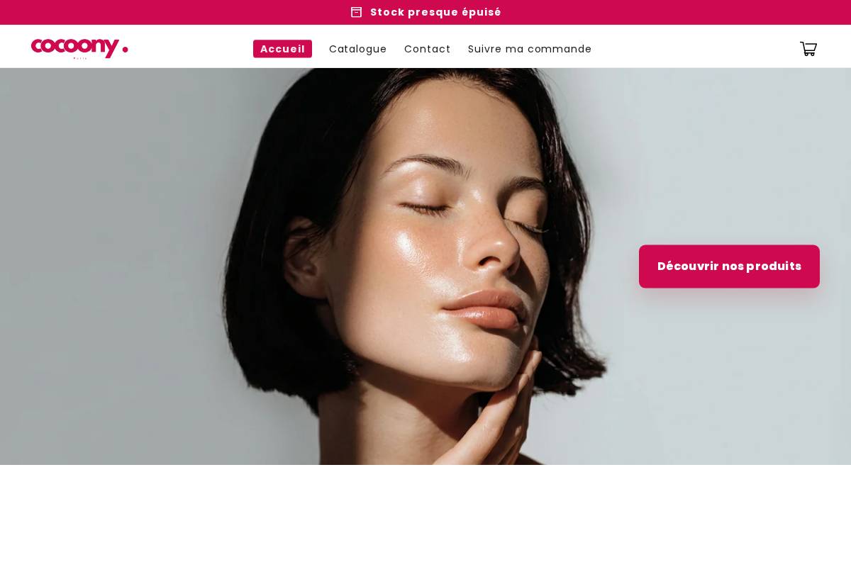 Cocoony Paris homepage screenshot