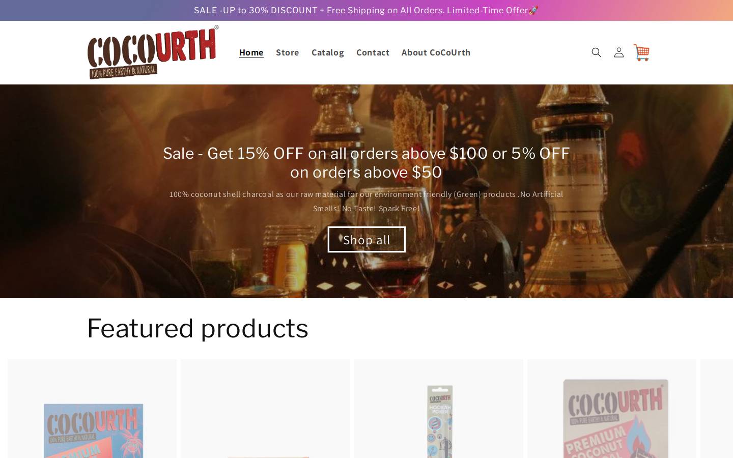 cocourth.com homepage screenshot