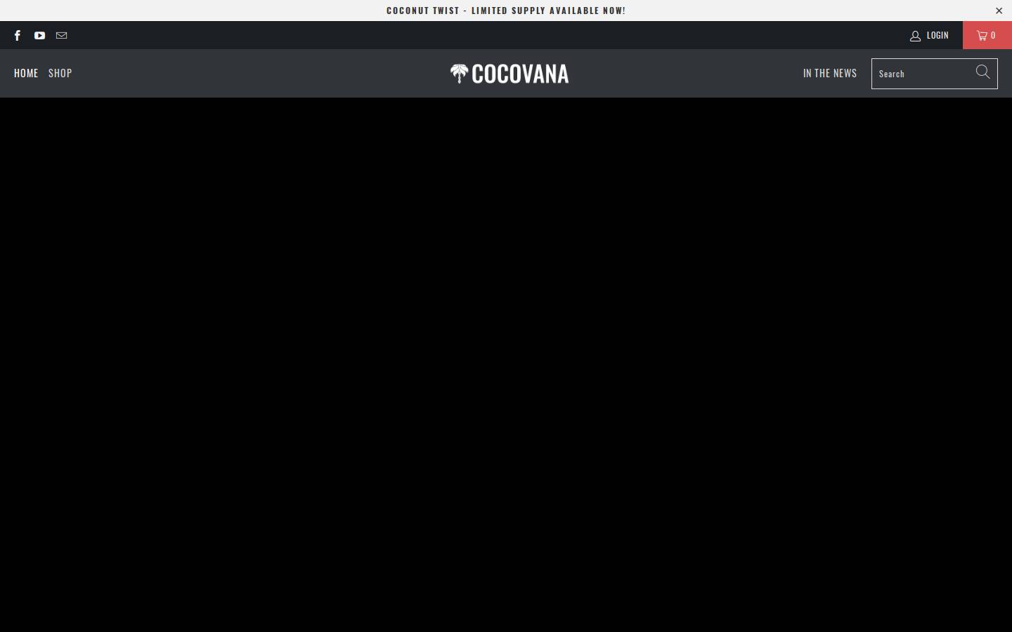 cocovana.com homepage screenshot