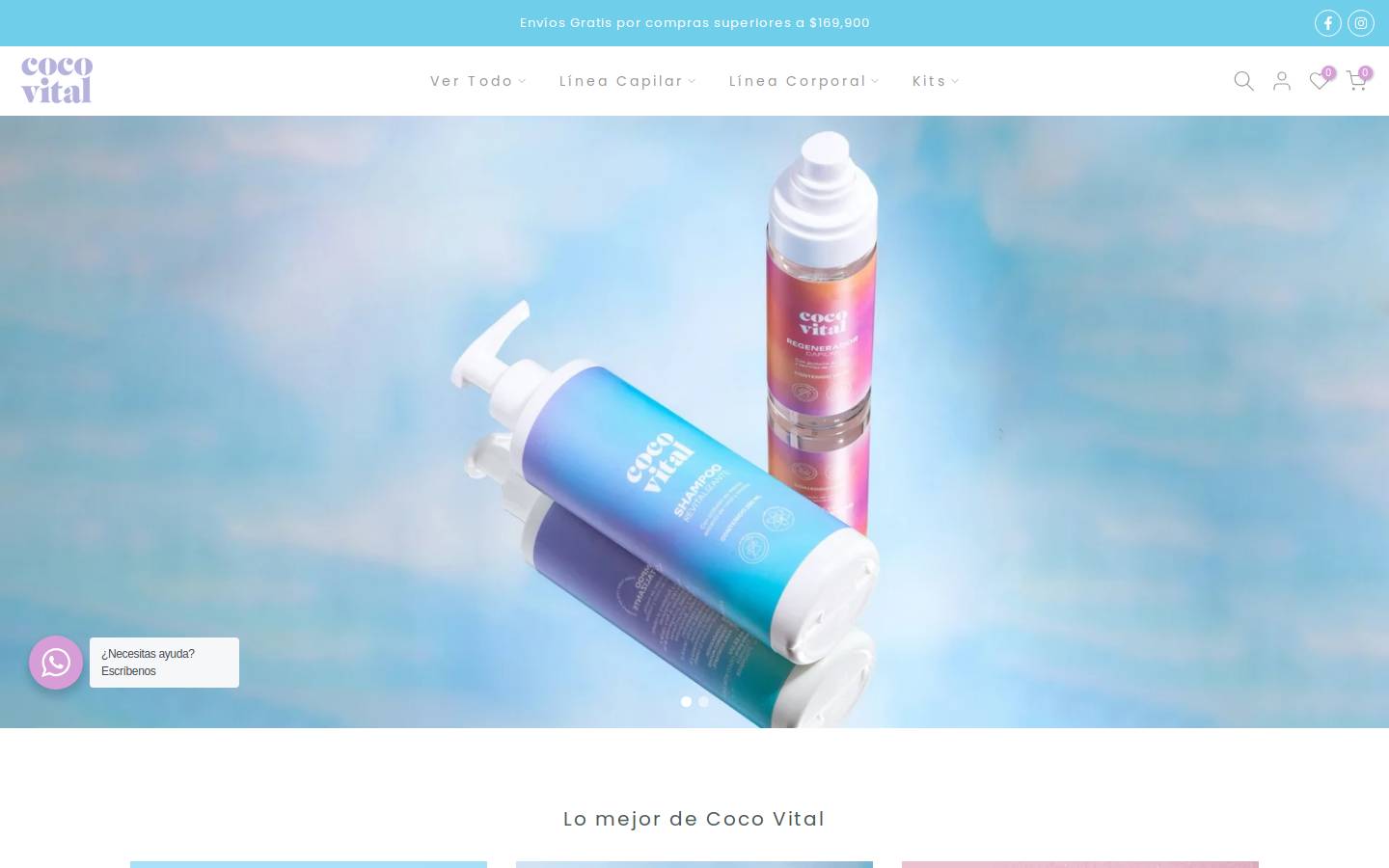 cocovital.co homepage screenshot