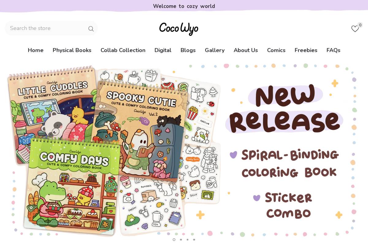 cocowyo.com homepage screenshot