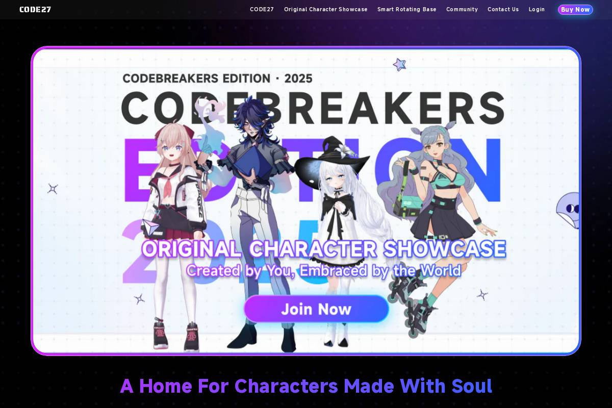 code27.co homepage screenshot