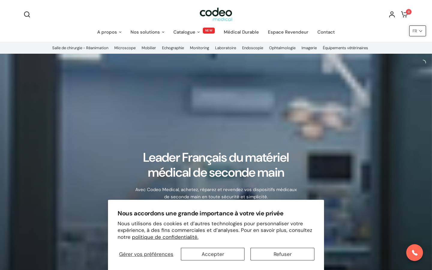 codeo-medical.com homepage screenshot