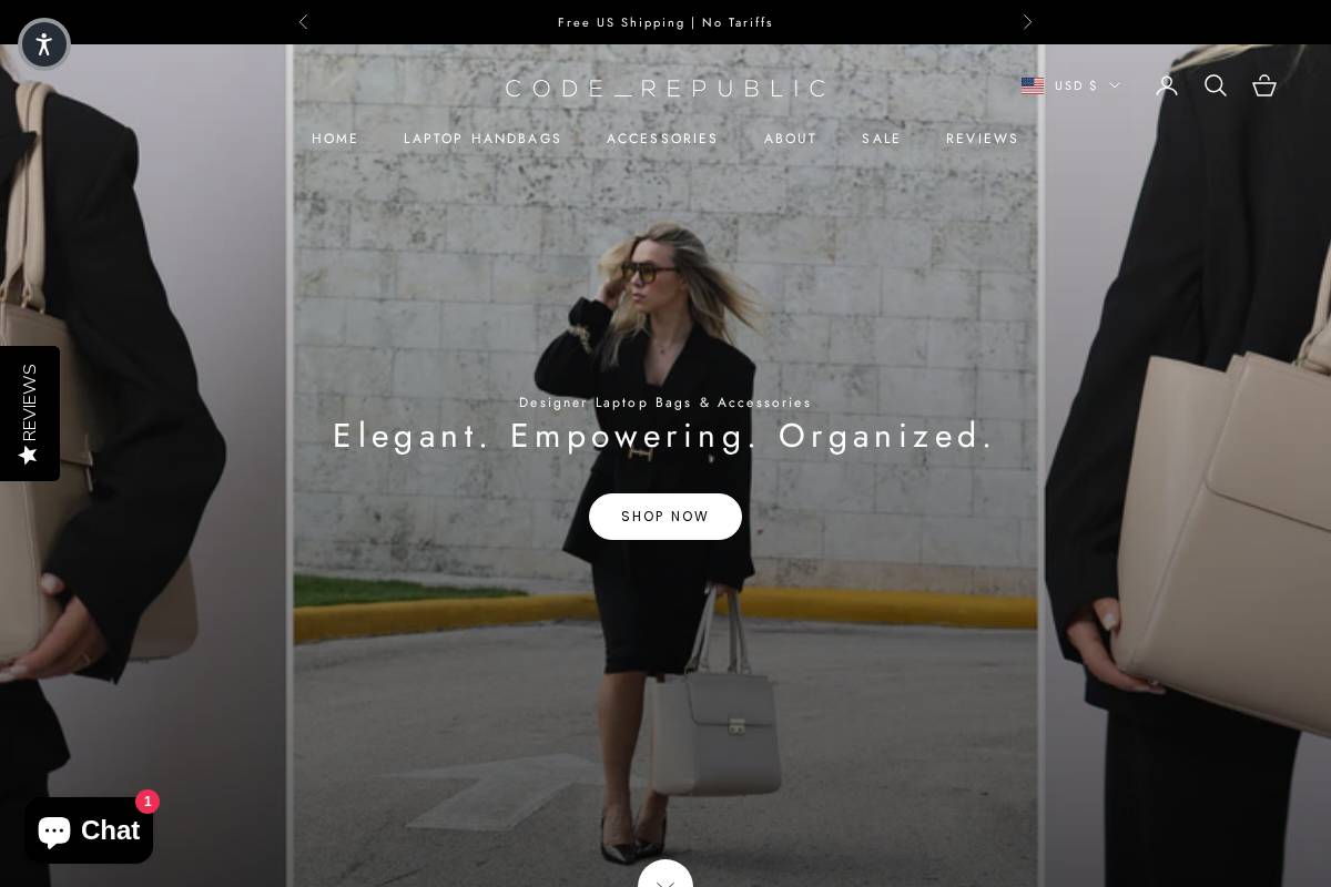 coderepublicdesigns.com homepage screenshot