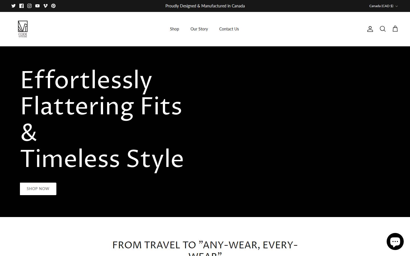 codevitesse.com homepage screenshot