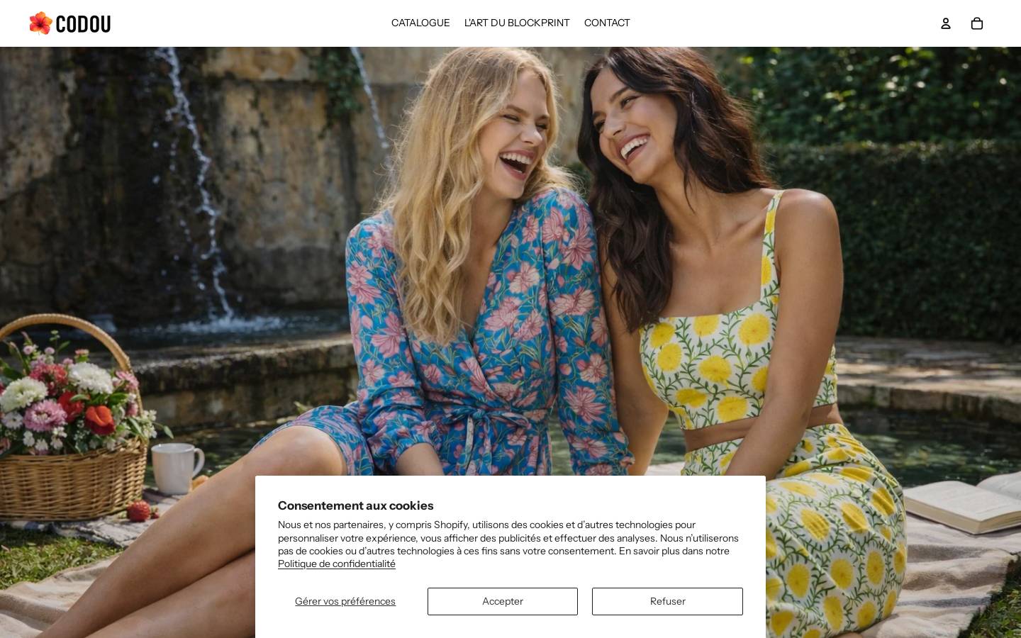 codou.fr homepage screenshot