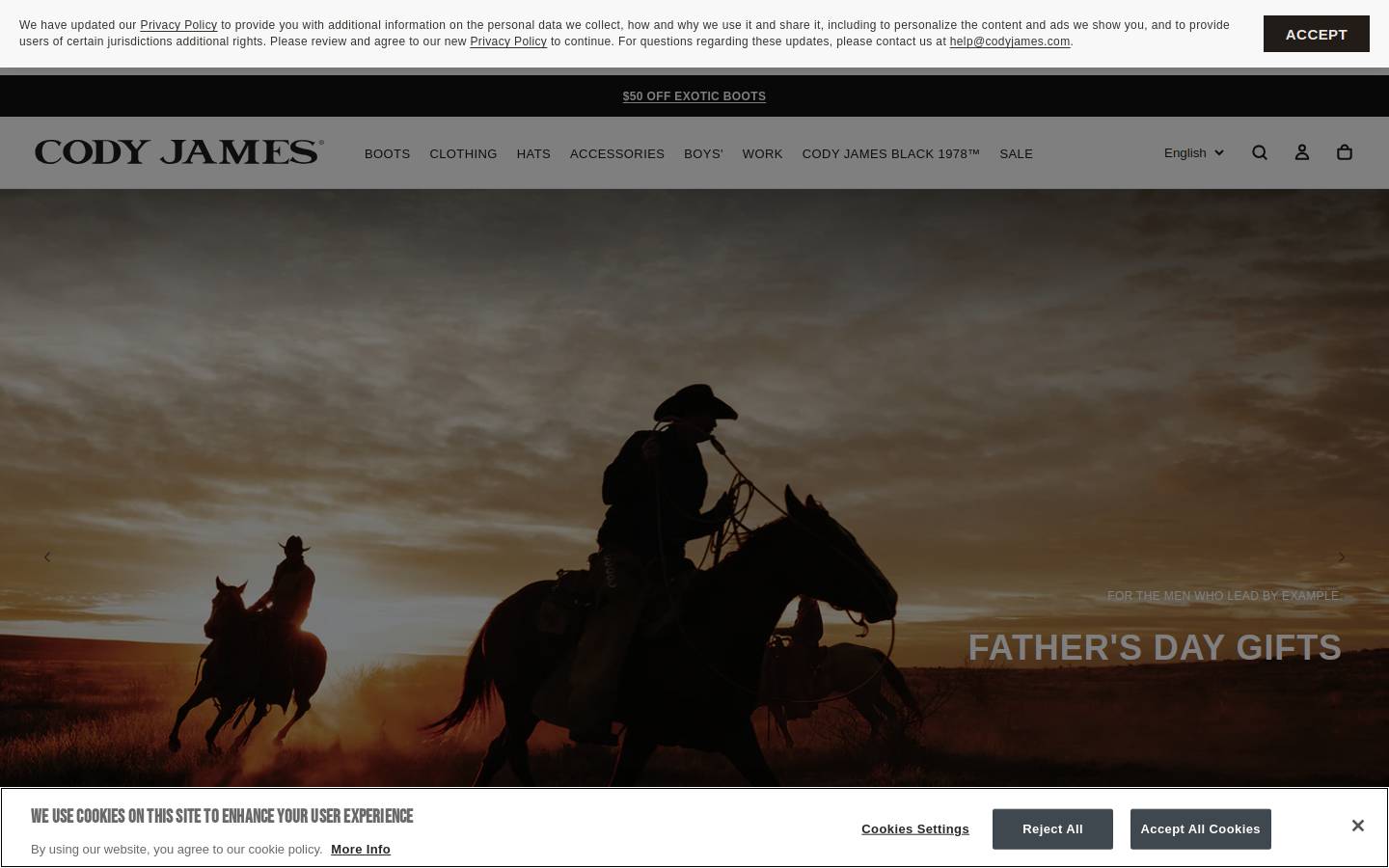 codyjames.com homepage screenshot