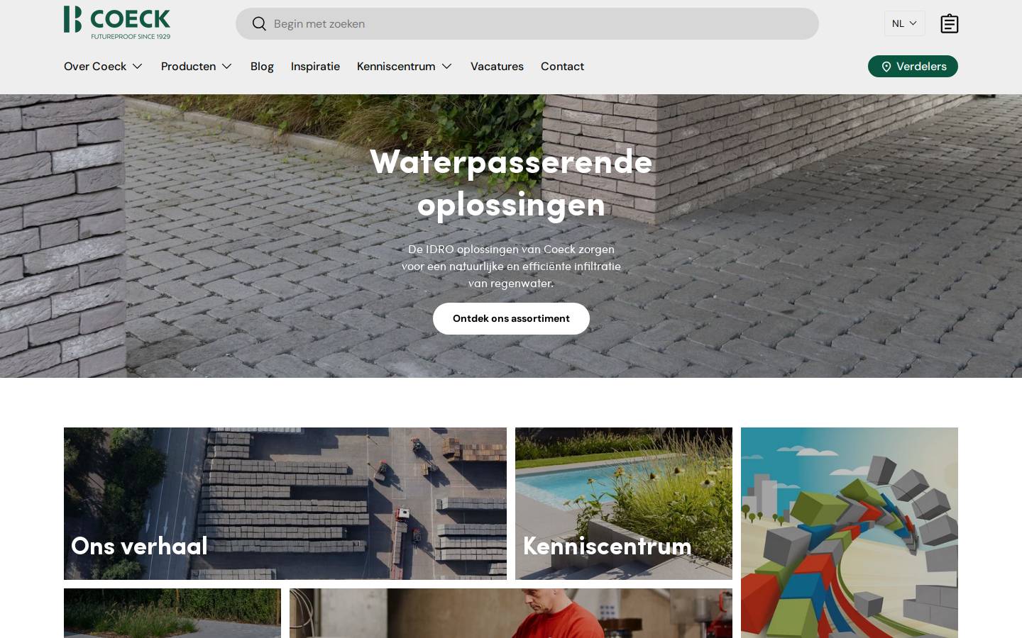 Coeck homepage screenshot