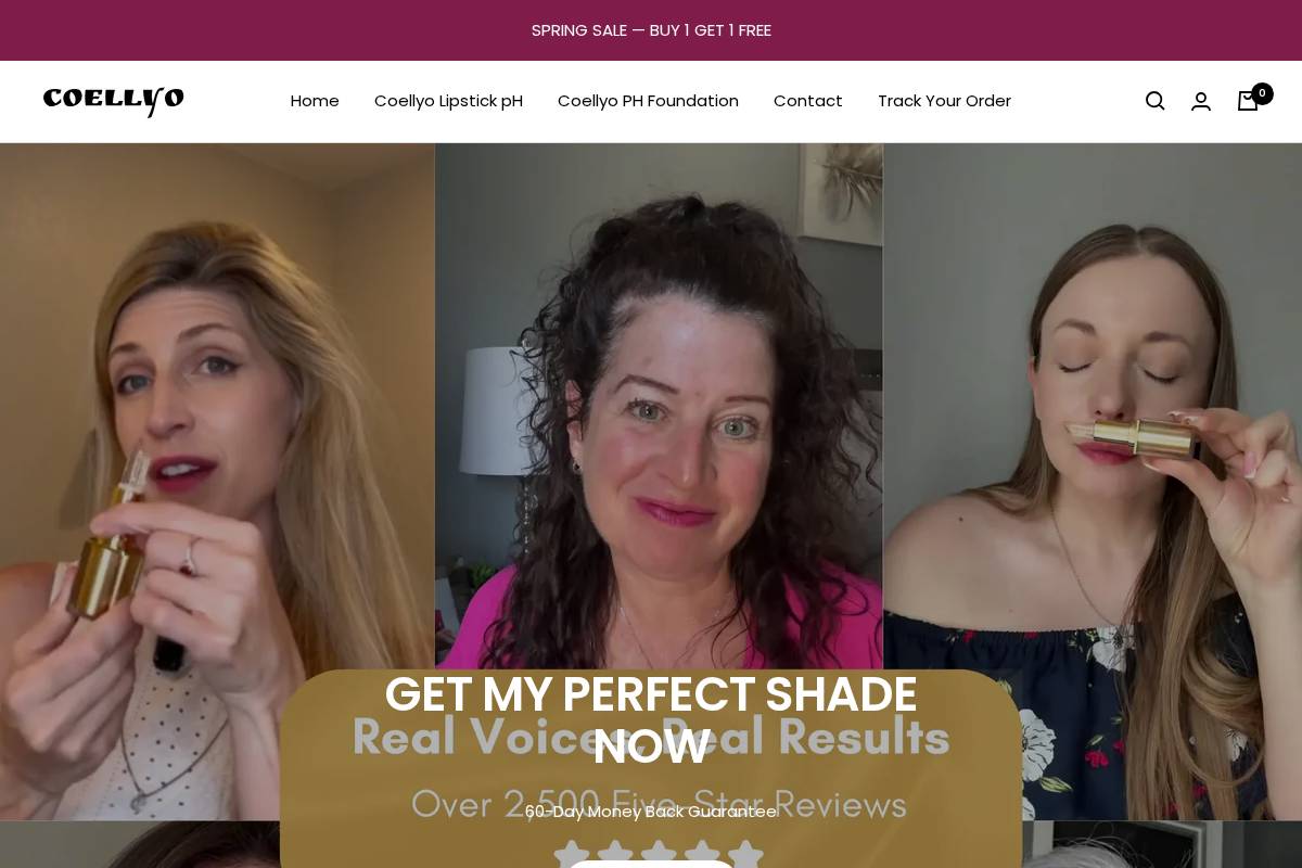 Coellyo homepage screenshot