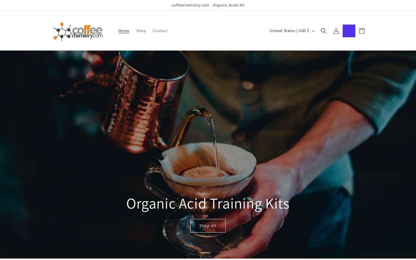coffeeintelligence.net homepage screenshot