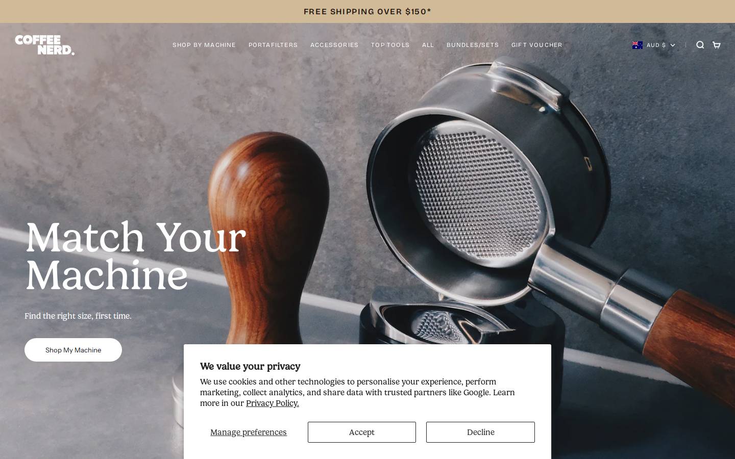 coffeenerd.com homepage screenshot