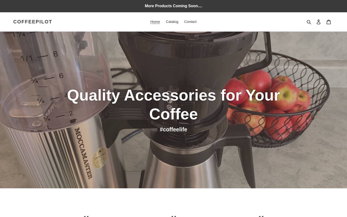 coffeepilot.ca homepage screenshot