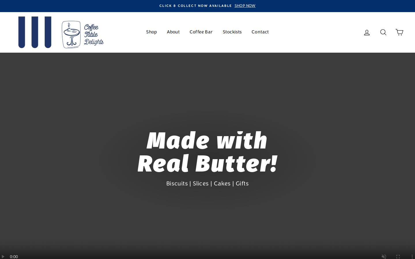 coffeetabledelights.com.au homepage screenshot