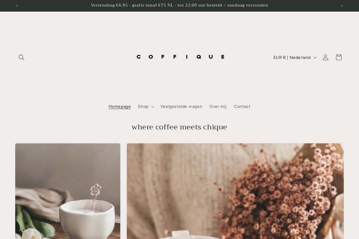 coffique.nl homepage screenshot