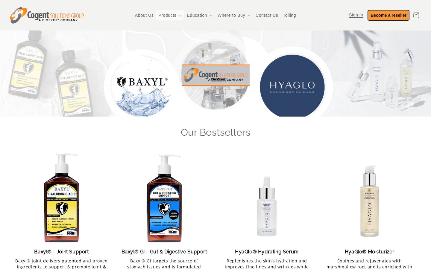 cogentsolutionsgroup.com homepage screenshot
