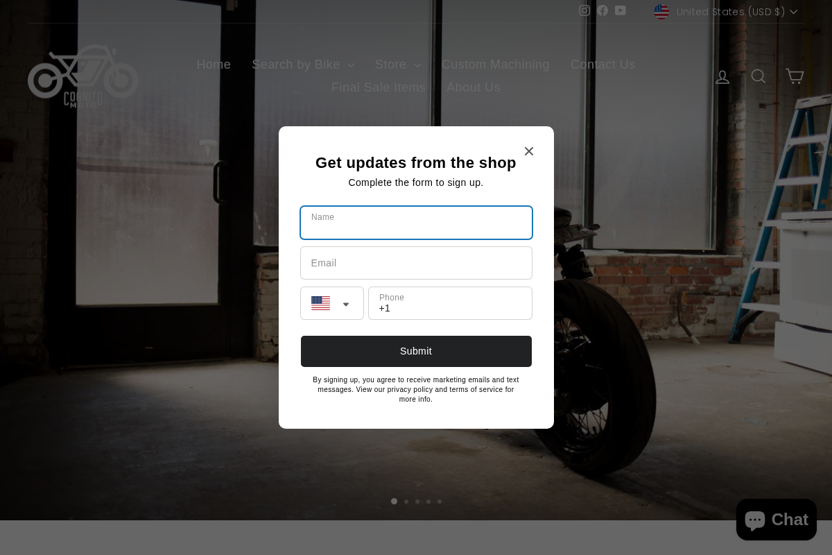 Cognito Moto homepage screenshot