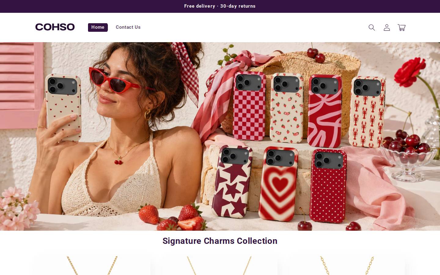 cohso.com homepage screenshot