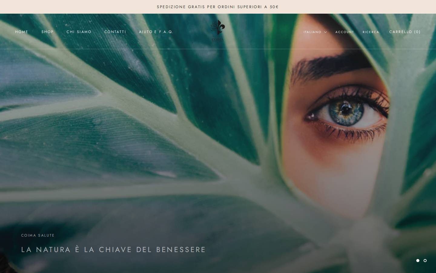 coimasalute.com homepage screenshot