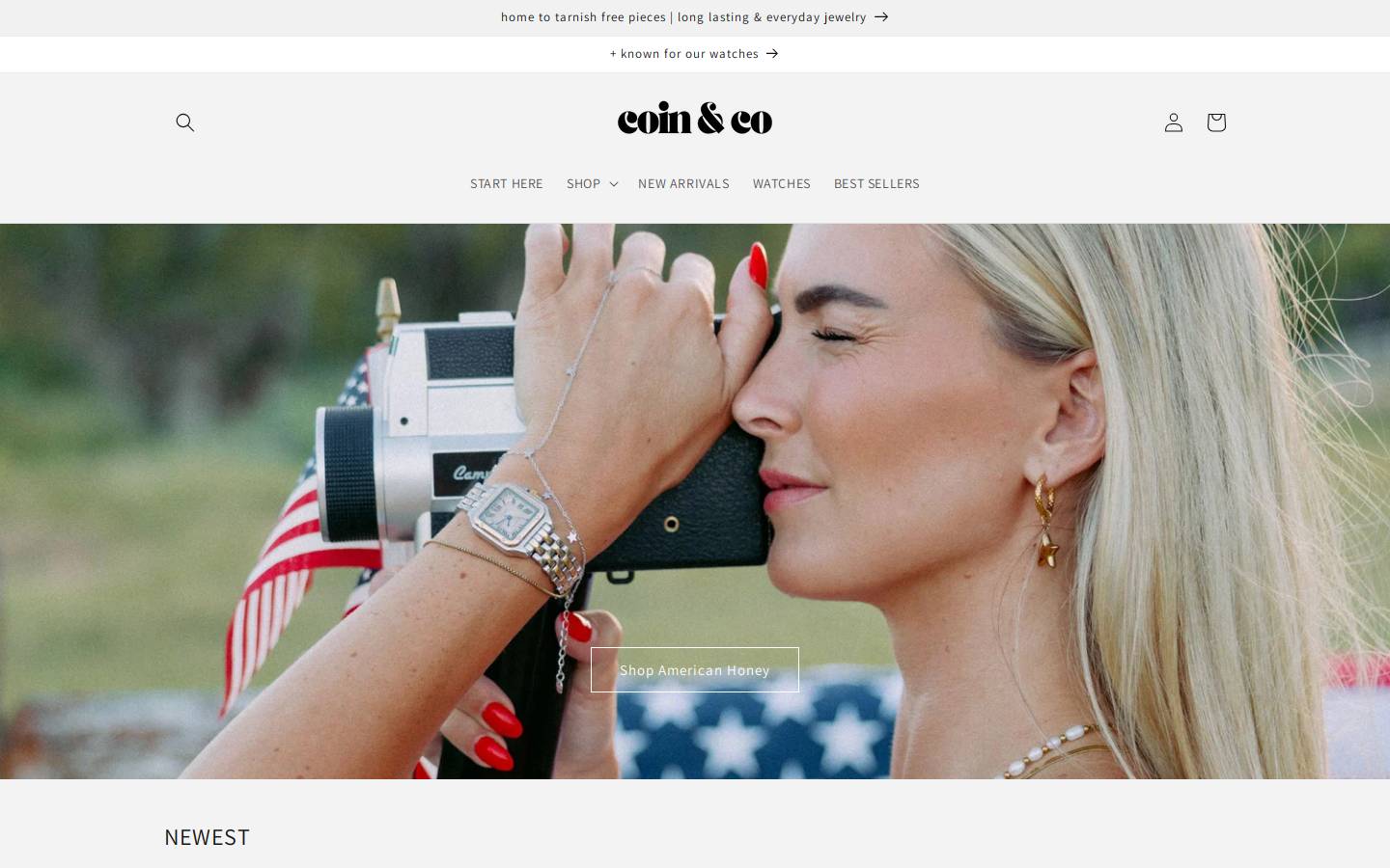 coinandcojewelry.com homepage screenshot