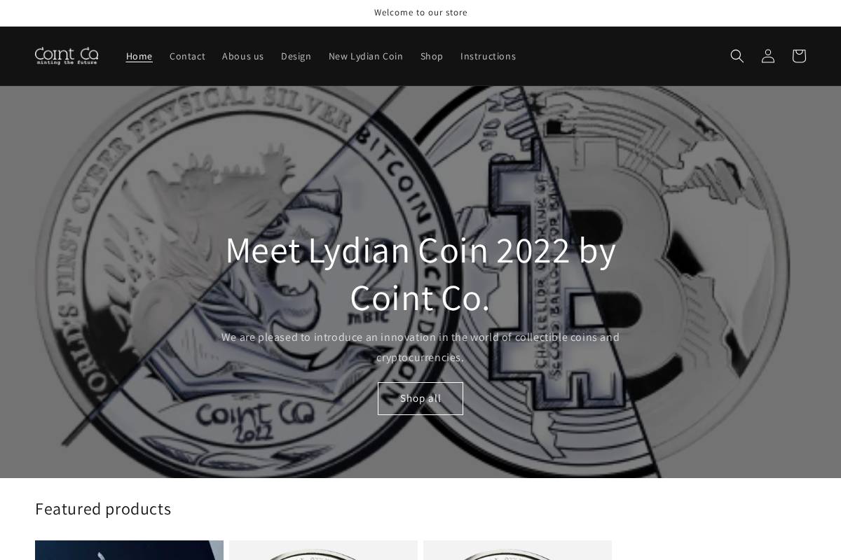 cointco.com homepage screenshot