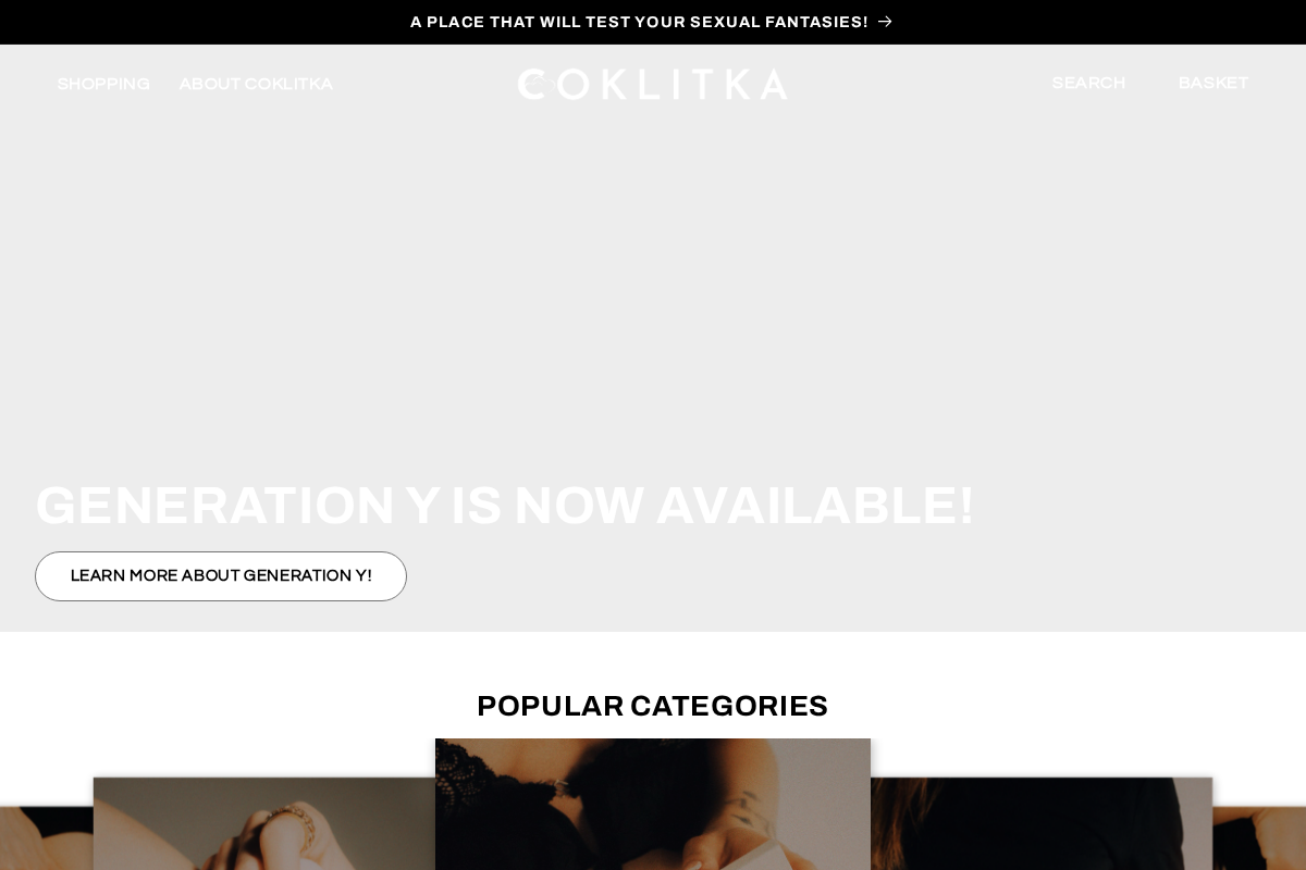 COKLITKA homepage screenshot