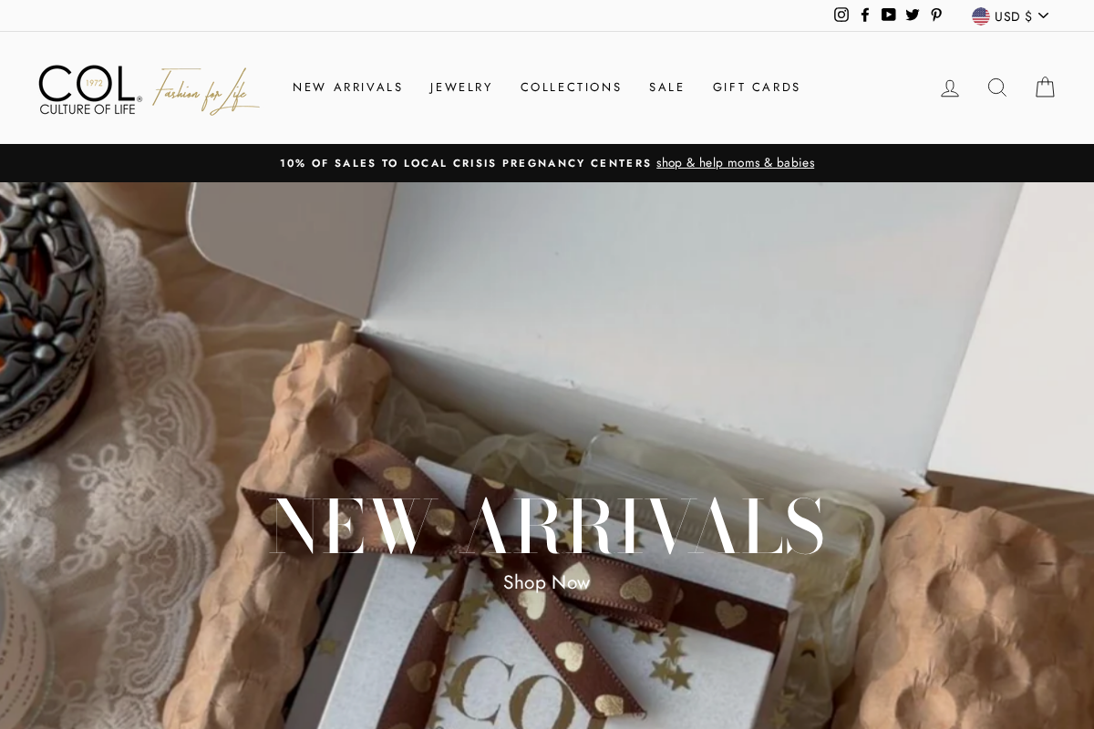 COL1972 homepage screenshot