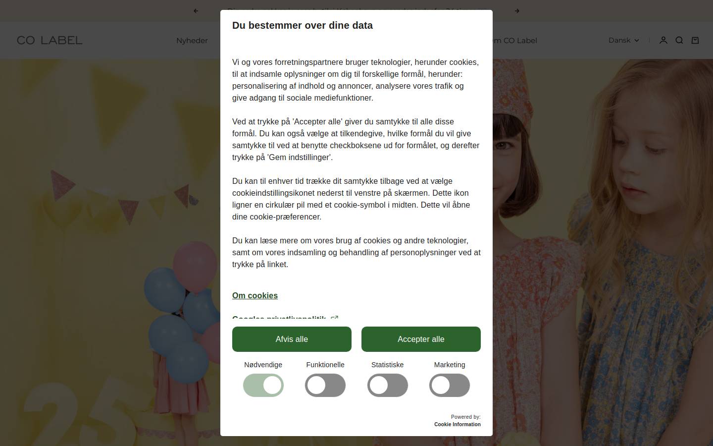 colabel.dk homepage screenshot
