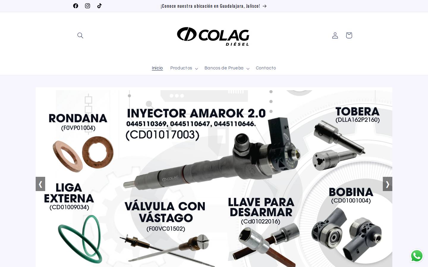 colagdiesel.com homepage screenshot