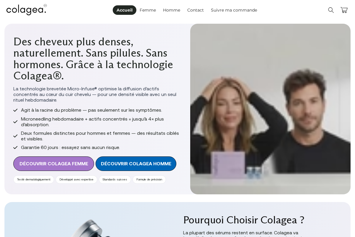Colagea homepage screenshot