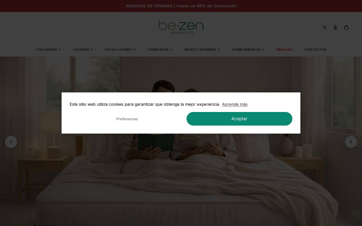 Colchonesbezen homepage screenshot